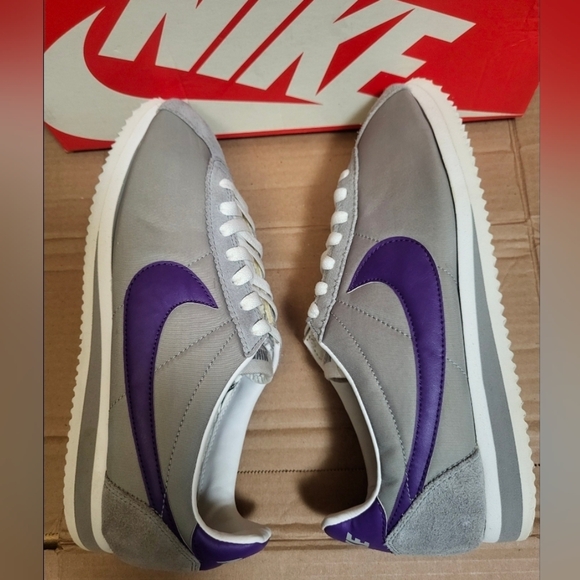 Nike Cortez OG Gray/Purple Men Size 9 - Picture 3 of 10